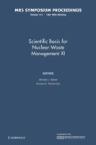 Scientific Basis for Nuclear Waste Management XI (Mrs Proceedings)