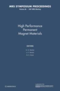 High Performance Permanent Magnet Materials (Mrs Proceedings)