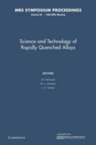 Science and Technology of Rapidly Quenched Alloys (Mrs Proceedings)