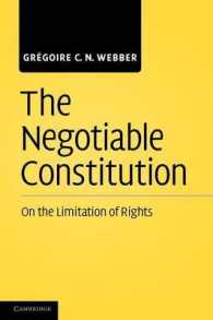 The Negotiable Constitution : On the Limitation of Rights