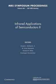Infrared Applications of Semiconductors II: Volume 484 (Mrs Proceedings)