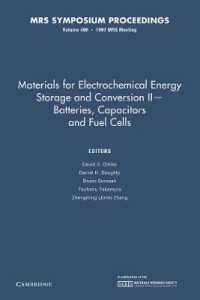 Materials for Electrochemical Energy Storage and Conversion II—Batteries, Capacitors and Fuel Cells: Volume 496 (Mrs Proceedings)