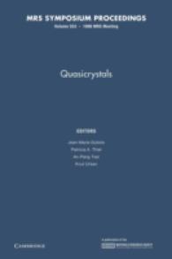 Quasicrystals (Mrs Proceedings)