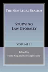 新リアリズム法学（第２巻）<br>The New Legal Realism: Volume 2 : Studying Law Globally