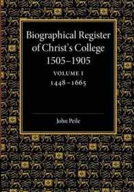 Biographical Register of Christ's College, 1505-1905: Volume 1, 1448-1665 : And of the Earlier Foundation, God's House, 1448-1505