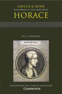 Horace (New Surveys in the Classics)