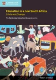 Education in a New South Africa : Crisis and Change (Cambridge Education Research)