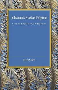 Johannes Scotus Erigena : A Study in Mediaeval Philosophy