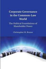 Corporate Governance in the Common-Law World : The Political Foundations of Shareholder Power