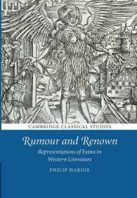 Rumour and Renown : Representations of Fama in Western Literature (Cambridge Classical Studies)