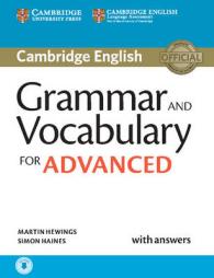 Cambridge Grammar and Vocabulary for Advanced Book with answers with Audio