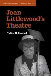 Joan Littlewood's Theatre (Cambridge Studies in Modern Theatre)