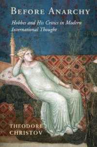 ホッブズの国家思想と無政府状態<br>Before Anarchy : Hobbes and his Critics in Modern International Thought
