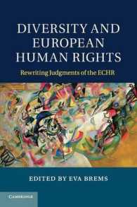多様性とヨーロッパの人権規範<br>Diversity and European Human Rights : Rewriting Judgments of the ECHR