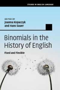 Binomials in the History of English : Fixed and Flexible (Studies in English Language)