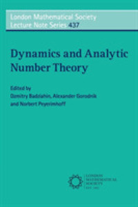 Dynamics and Analytic Number Theory (London Mathematical Society Lecture Note Series)