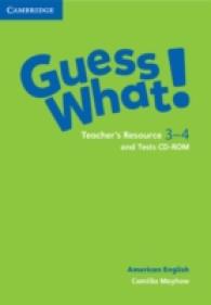Guess What! American English Levels 3-4 Teacher's Resource and Tests Cd-rom （CDR TCH）