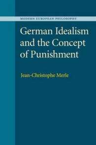 German Idealism and the Concept of Punishment (Modern European Philosophy)