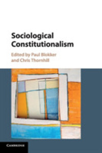 憲法の社会学<br>Sociological Constitutionalism