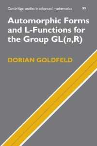 Automorphic Forms and L-Functions for the Group GL(n,R) (Cambridge Studies in Advanced Mathematics)