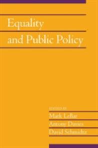 Equality and Public Policy: Volume 31, Part 2 (Social Philosophy and Policy)