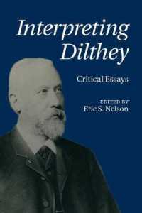 ディルタイ解釈<br>Interpreting Dilthey : Critical Essays