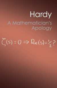 『ある数学者の生涯と弁明』（原書）<br>A Mathematician's Apology (Canto Classics)
