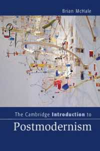 ケンブリッジ版　ポストモダニズム入門<br>The Cambridge Introduction to Postmodernism (Cambridge Introductions to Literature)