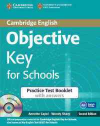Objective Key for Schools Practice Test Booklet with Answers with Audio CD （2 PAP/COM）