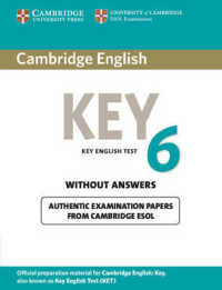 Cambridge English Key 6 Student's Book without Answers.