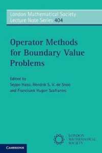 Operator Methods for Boundary Value Problems (London Mathematical Society Lecture Note Series)