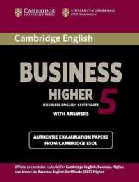 Cambridge English Business 5 Higher Student's Book with Answers. （1 Student）