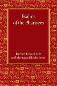 Psalms of the Pharisees : Commonly Called the Psalms of Solomon