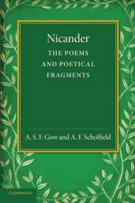 Nicander : The Poems and Poetical Fragments