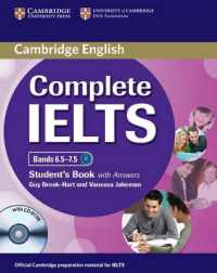 Complete Ielts Bands 6.5-7.5 Student's Book with answers with Cd-rom （PAP/CDR）