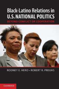 Black-Latino Relations in U.S. National Politics : Beyond Conflict or Cooperation