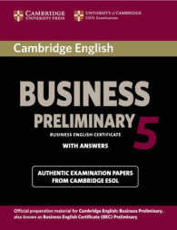 Cambridge English Business 5 Preliminary Student's Book with Answers. （1 Student）