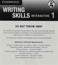 Grammar and Beyond Level 1 Writing Skills Interactive (Standalone for Students) via Activation Code Card （PSC）