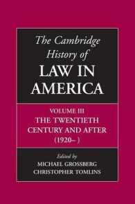 The Cambridge History of Law in America (The Cambridge History of Law in America 3 Volume Paperback Set)