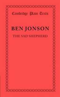 The Sad Shepherd (Cambridge Plain Texts)