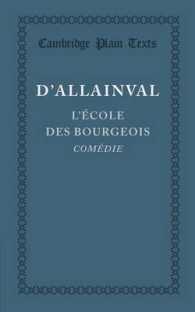 L'Ecole des Bourgeois (Cambridge Plain Texts)