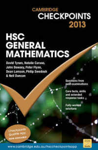 Cambridge Checkpoints Hsc General Mathematics 2013 (Cambridge Checkpoints)