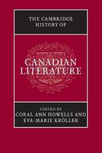 The Cambridge History of Canadian Literature