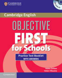 Objective First for Schools Practice Test Booklet with Answers and Audio Cd. 3rd. （PAP/COM AN）
