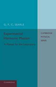 Experimental Harmonic Motion : A Manual for the Laboratory