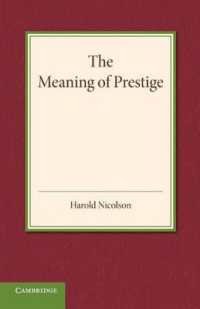 The Meaning of Prestige : The Rede Lecture 1937