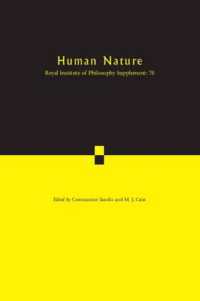Human Nature (Royal Institute of Philosophy Supplements)