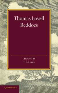 Thomas Lovell Beddoes : An Anthology