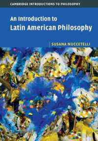 ケンブリッジ版　中南米哲学入門<br>An Introduction to Latin American Philosophy (Cambridge Introductions to Philosophy)