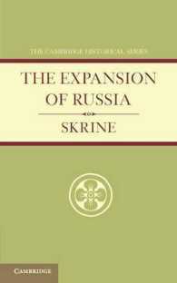 The Expansion of Russia (Cambridge Historical Series)